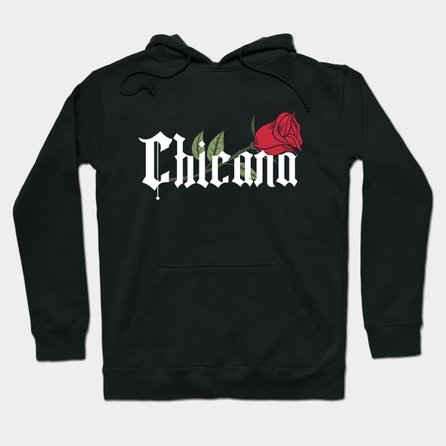 chicana mexican latina girl Hoodie by savage land 